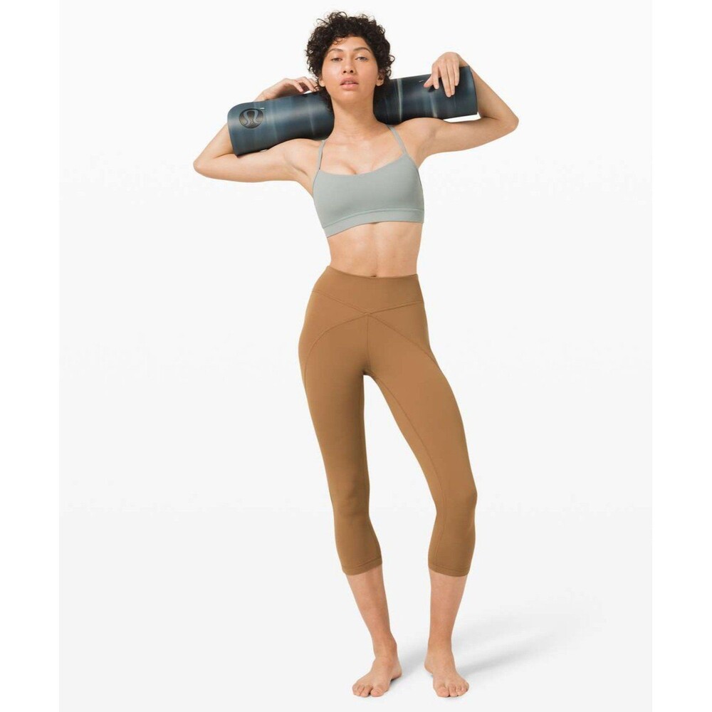 Lululemon Get Centred High Rise Crop
Leggings 21" Saddle Brown Sz 4